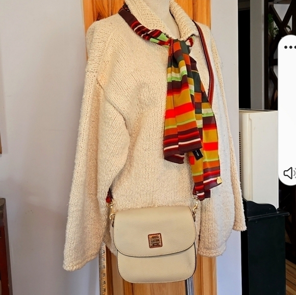 Frantic Hand Knit 100 Percent Wool Zip Up Womens Sweater Pockets Size Large - Picture 1 of 9